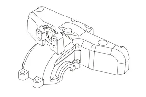 MJX RC Rear Upper Bulkhead