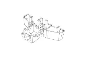 MJX RC Front Lower Gear Cover