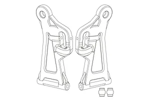 MJX RC Front Lower Suspension Arms 2Pcs