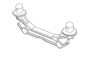 MJX RC Front Body Posts