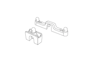 MJX RC Dust Proof Chassis Cover Mounts