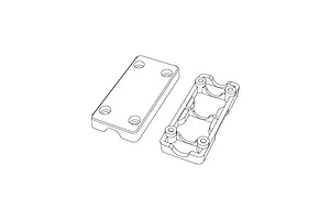 MJX RC Chassis Top Deck