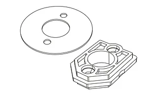 MJX RC Motor Plate