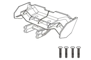 MJX RC Rear Wing