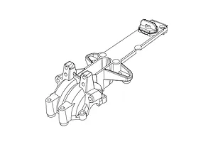 MJX RC Front Upper Gearbox Cover and Top Deck