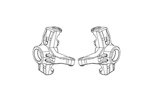 MJX RC Steering Hubs 2Pcs image 142251