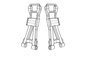 MJX RC Rear Lower Suspension Arms 2Pcs