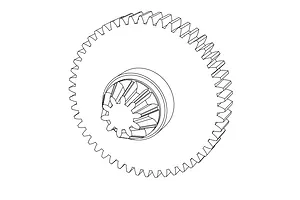 MJX RC Metal Spur Gear
