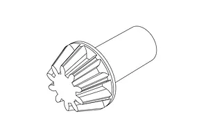 MJX RC Metal Front Bevel Gear