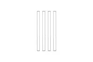 MJX RC Front and Rear Lower Suspension Arm Pins 4Pcs