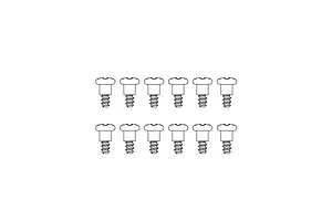 MJX RC Coarse Thread Shoulder Screws 12Pcs