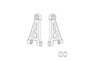 MJX RC Front Upper Suspension Arms 2Pcs