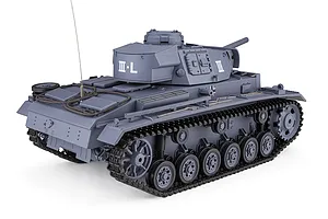 Heng Long German Panzer III Type L RC Tank Electric Tracked 1/16 Scale RTR image 142349