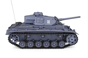 Heng Long German Panzer III Type L RC Tank Electric Tracked 1/16 Scale RTR image 142350