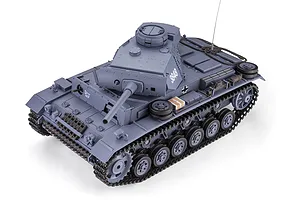 Heng Long German Panzer III Type L RC Tank Electric Tracked 1/16 Scale RTR image 142355