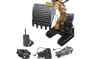 Huina 1580 RC Excavator Electric Tracked 1/14 Scale RTR image 142436