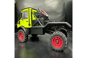 MN Model Unimog RC Rock Crawler Electric 4WD 1/16 Scale RTR - Green image 142443