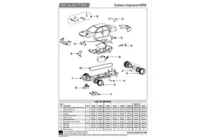 Scalextric 1/32 Subaru Impreza - Thailand Rally 1997 Slot Car image 142468