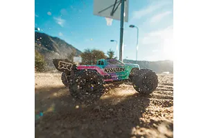ARRMA Mini Kraton 3S BLX 4X4 RC Speed Monster Truck Electric Brushless 4WD 1/16 Scale RTR - Teal image 142506