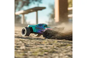 ARRMA Mini Kraton 3S BLX 4X4 RC Speed Monster Truck Electric Brushless 4WD 1/16 Scale RTR - Teal image 142508