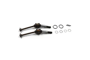 Yeah Racing Steel Spring Front Double Joint CVD Driveshafts 2Pcs