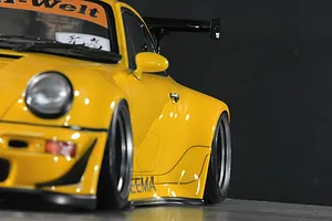 Pandora RC 1/10 Porsche 964 RWB Unpainted Body Shell - Clear image 142627