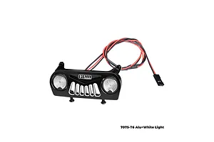 GPM Aluminium Front Bumper with LED Lights - Black