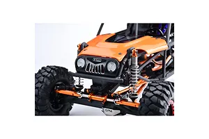 GPM Aluminium Front Bumper with LED Lights - Black image 2
