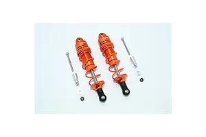 GPM Aluminium 100mm Adjustable Shock Absorbers 2Pcs - Orange image 142861