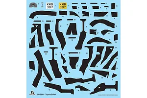 Italeri 1/24 Toyota Land Cruiser Safari Scaled Plastic Model Kit image 142980