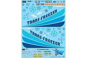 Italeri 1/24 Iveco Turbostar 190.48 Special Reefer Truck Scaled Plastic Model Kit image 142991