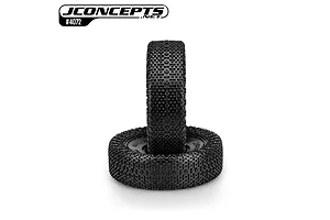 JConcepts 2.2" Rock Bumps Sticky (Green Compound) Crawler Tyres with Foam Inserts 2Pcs image 142997
