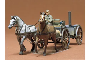 Tamiya 1/35 German Field Kitchen Scaled Plastic Model Kit image 143135