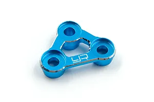 Yeah Racing Aluminium Steering Post Mount - Blue