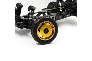 Yeah Racing 1.9&amp;quot; Aluminium Front and Rear 8W Spoke Rims 4Pcs - Gold image 3
