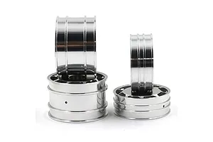 Yeah Racing 1.9" Aluminium Front and Rear 8W Spoke Rims 4Pcs - Silver image 143214