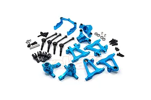 Yeah Racing Aluminium Tamiya TT-02 Essential Upgrade Set - Blue