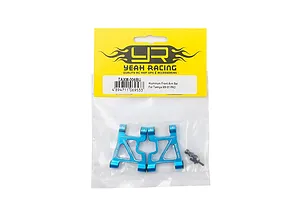 Yeah Racing blue aluminium front suspension arms in original retail packaging for Tamiya XM-01 PRO.
