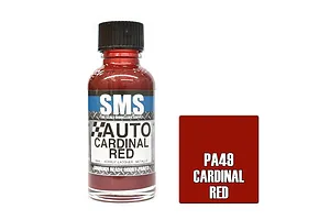 Scale Modellers Supply Auto Colour Cardinal Red Paint 30ml