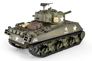 Heng Long USA M4A3 Sherman RC Tank Electric Tracked 1/16 Scale RTR image 143454