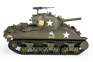 Heng Long USA M4A3 Sherman RC Tank Electric Tracked 1/16 Scale RTR image 143455