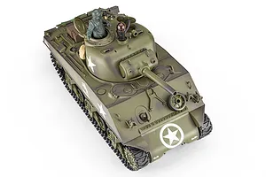 Heng Long USA M4A3 Sherman RC Tank Electric Tracked 1/16 Scale RTR image 143457