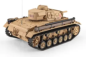 Heng Long German Panzer III Type H RC Tank Electric Tracked 1/16 Scale RTR image 143612
