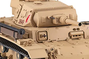 Heng Long German Panzer III Type H RC Tank Electric Tracked 1/16 Scale RTR image 143618