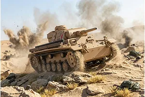 Heng Long German Panzer III Type H RC Tank Electric Tracked 1/16 Scale RTR image 143700