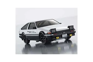 Kyosho First Mini-Z Initial D Toyota Trueno AE86 RC Car Electric 2WD 1/28 RTR - White/Black image 143746