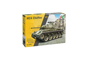 Italeri 1/35 M24 Chaffee U.S. Light Tank Scaled Plastic Model Kit