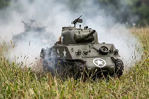 Heng Long USA M4A3 Sherman RC Tank Electric Tracked 1/16 Scale RTR image 144040