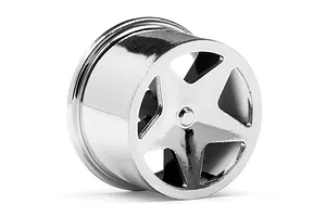 HPI 0.4" Q32 Super Star Chrome Rims Set image 14410