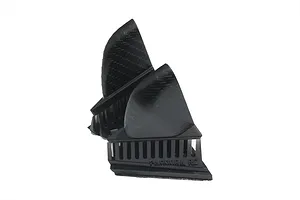 Two Pandora RC 1/10 scale aero door mirrors with a carbon fiber style finish, shown against a white background.